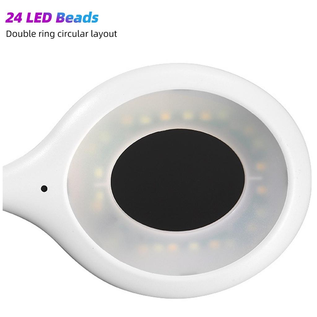 FONKEN Voice Control USB LED Light Portable Lamp Led Desk Lamp Eye Protection Study Reading Night Light