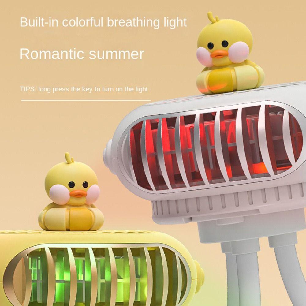 Night Light Fan Clip Electric Fan Octopus Stroller Fan Baby Stroller Winding Fan Hanging Neck Fan