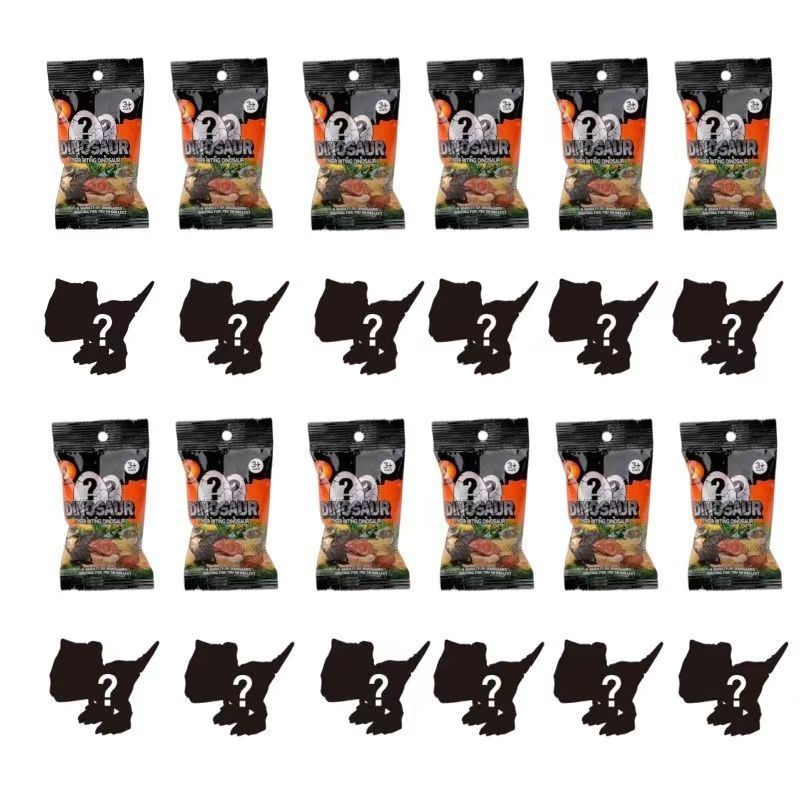 Little Dinosaur Model Biting Finger Dinosaur Blind Box Blind Bag Toy Boy Ornament Gift Box Reward Birthday Gift 1Pcs