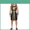 Set Costume Faraone Cleopatra Per Halloween E Cosplay Unisex Performance Teatrale