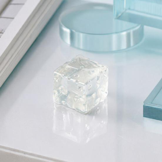 Jelly Cheese Stress Reliever Toy Soft Slow Rise Fidget for Anxiety Realistic Transparent Colorful Decompression Toy for Adults Kids