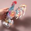 2D Flat Animal Statue Ornament Acrylic Miniatures Figurine Sculpture Rooster Ornament  Living Room