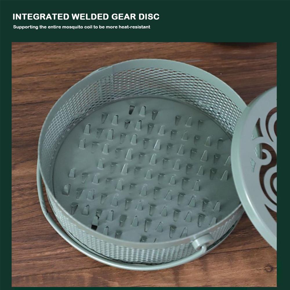New Insect Repellent Mosquito Coil Tray Holder Anti-fire Cover Incense Burner Sandalwood Anti-Mosquito Mosquito-repellent Holder