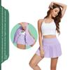 Foreign Trade Fitness Yoga Pleated Skirt Training Running Sports Short Dress Anti-exposure Badminton Golf Short Tennis