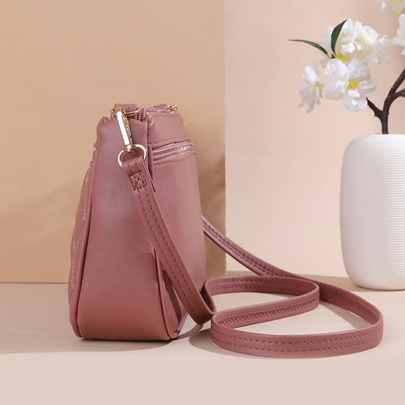 Prosta Mała Torba Kurierska Dla Kobiet Modna Pikowana Damska Torba na Ramię Modne Damskie Torby Crossbody Casualowa Torebka