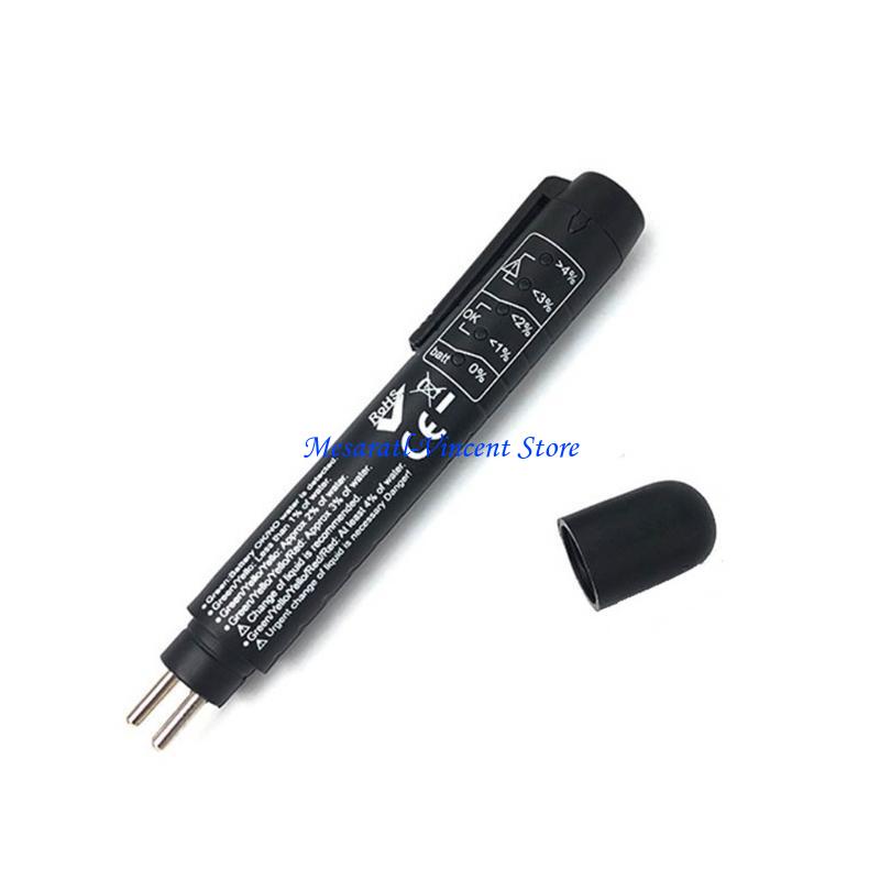 A70F Brake Fluid Tester Pen Car Brake Oil Water Content Quick Detection LED