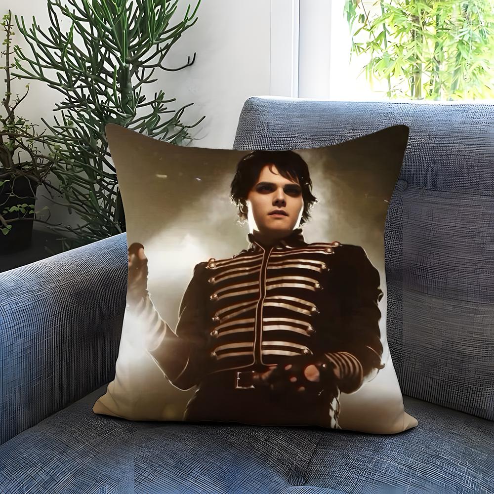

Fashion G-GGerard Way Cushion Cover Comfortable Reversible Pillow Cover Ideal for Car Sofa Bedroom & Beyond 30cmx30cm