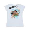 Disney Womens/Ladies Moana And Maui Wave Cotton T-Shirt