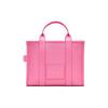 Marc Jacobs Silver Hardware Zipper Closure Leather Tote Bag Shopping Bag Shoulder Handbag Medium Bright Pink Women tote bags H004L01PF21-666