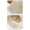 Fisherman Hat Summer Straw Hat with Flower Decoration Perfect for Teens Ladies Seeking Style Comfort