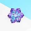New Crystal Flower Brooches For Women Handmade Shining Sparking Pin 10 Colors Available Dress Coat Accessories