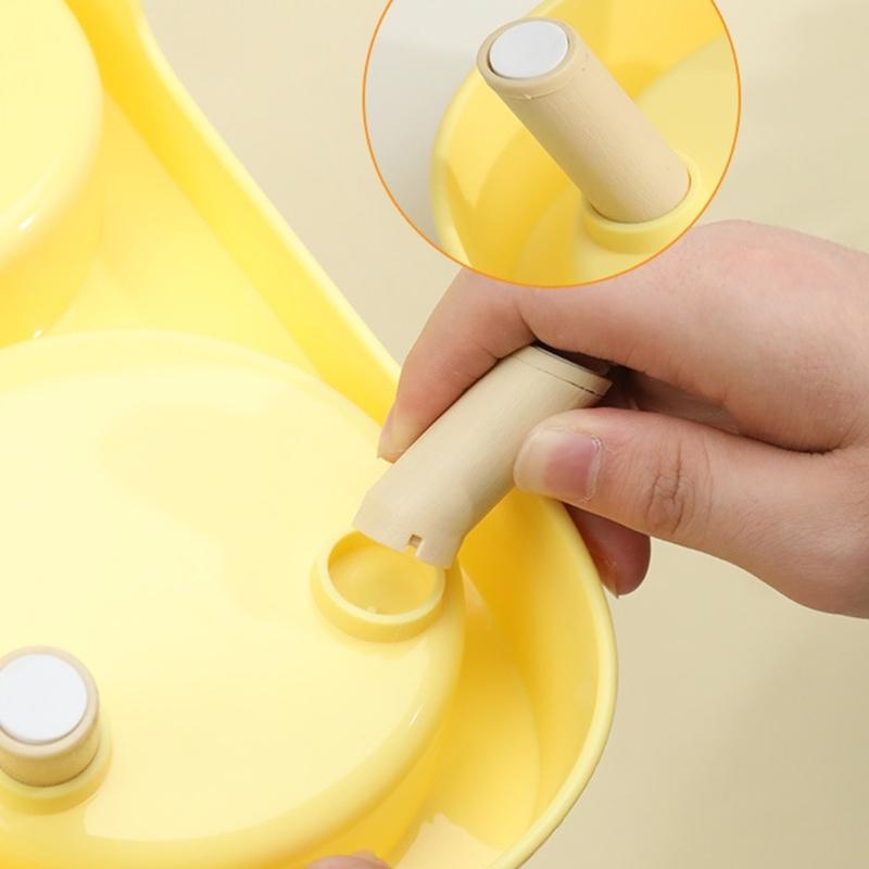 Stainless Steel Pet Bowl Sofa  Feeding With Base Food Water Separation Cats Double Bowl Fashion Feeding Large Capacity