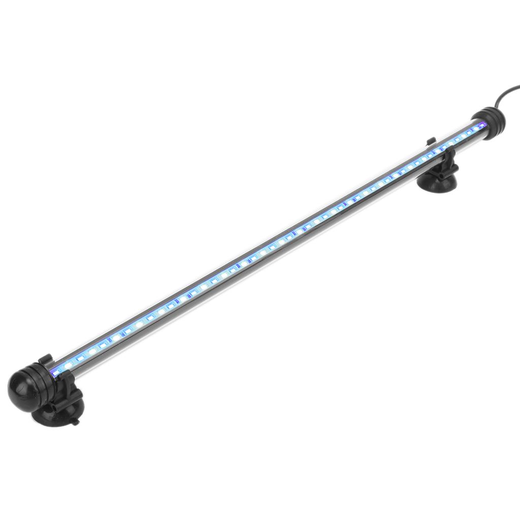 Wodoodporne oświetlenie akwariowe Oświetlenie akwarium z diodami LED 3 tryby ściemnialne 100?Wtyczka 240VUS 48CM