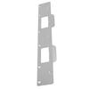 Door Strike Plate Double Holes Steel Reinforced Strong Easy Install Security Stike for 5?1/2in To