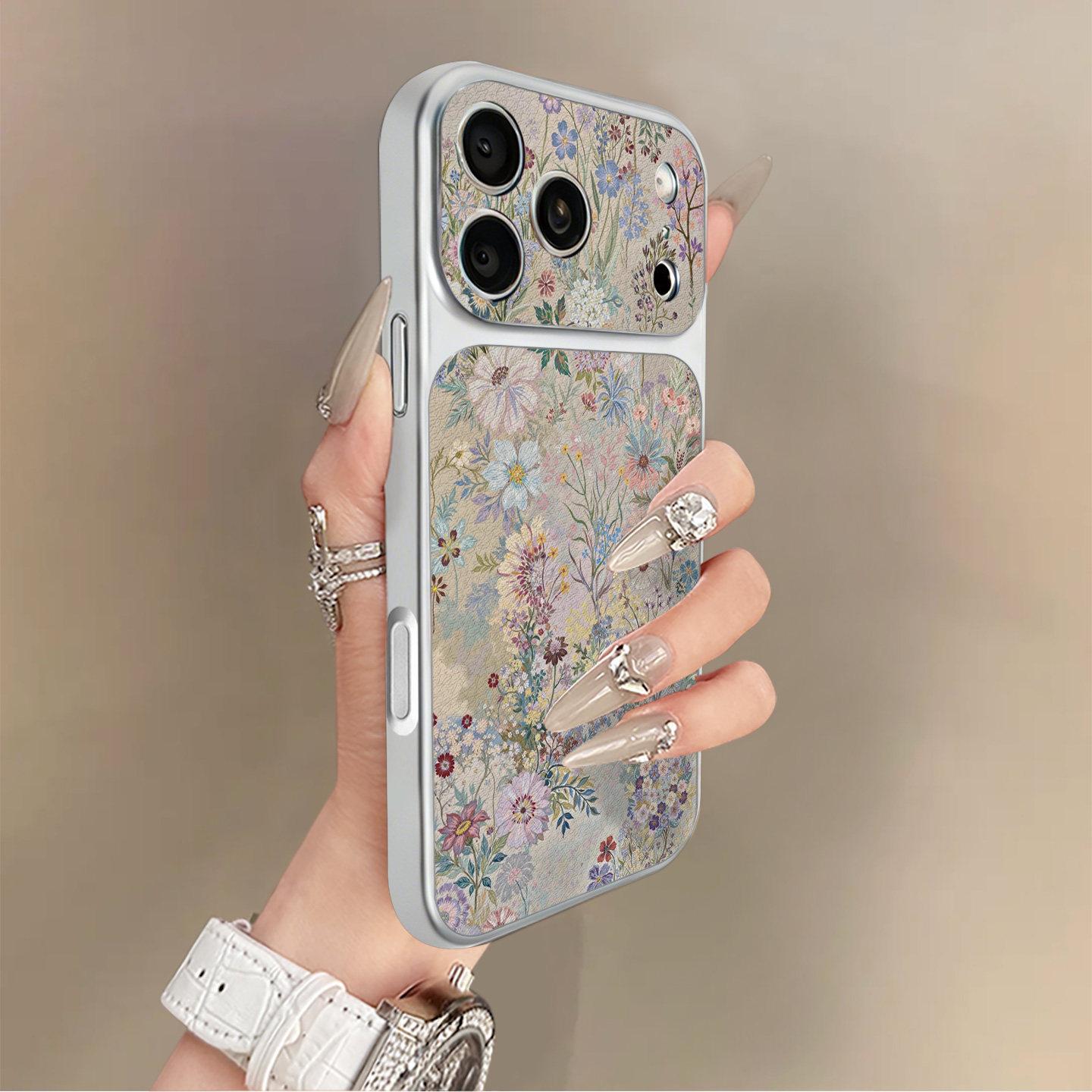 

Flowers are everywhere for iPhone17promax mobile phone case Apple s new niche apple 17promax