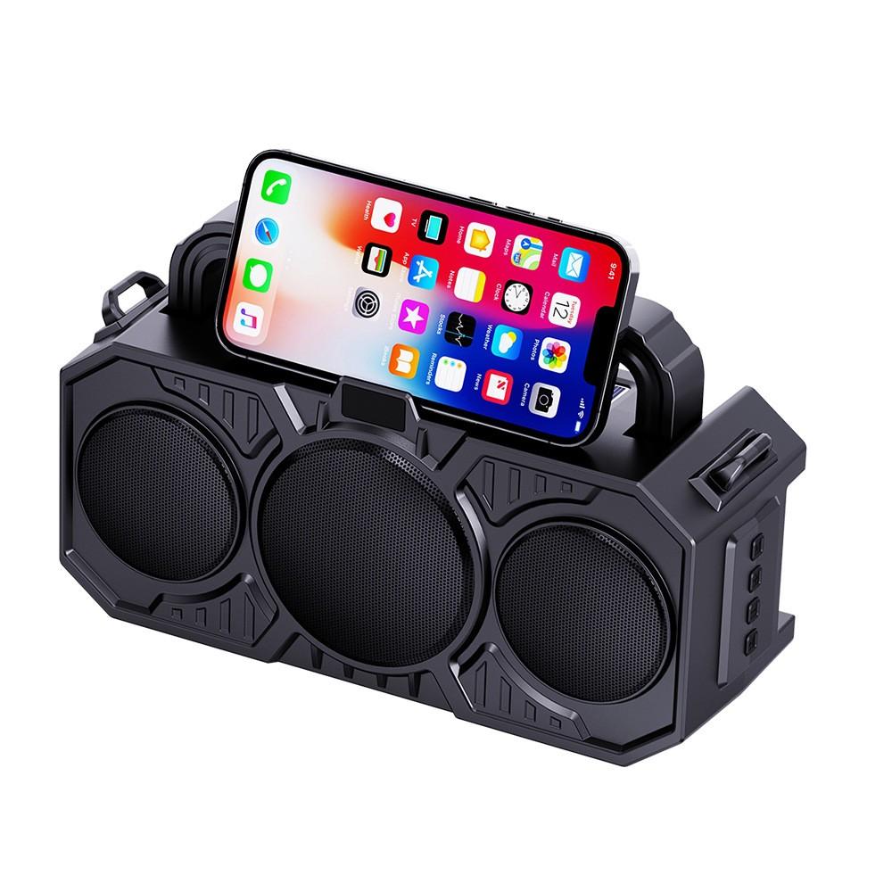 Solar Wireless Bluetooth Speaker Flashlight FM Radio TF USB MP3 Music Player