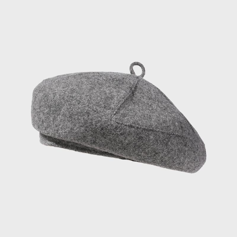 Beret wełniany damski jesienno-zimowy kapelusz malarza