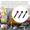 41085 Engine Air Filter Box Cover Screw Bolts, Air Cleaner Fastener Compatible with Honda Civic CR-V Odyssey Element 90091-RAA-A00, 90091-P36-000,