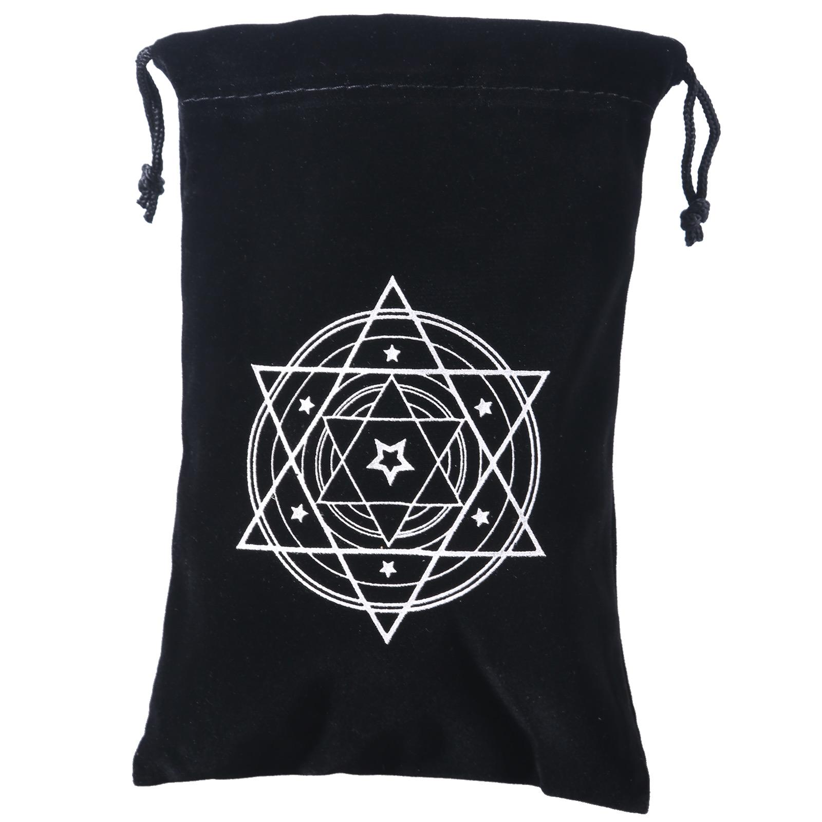 

Мягкий бархатный мешочек для хранения игральных костей, сумка для хранения ювелирных изделий, держатель для карт Таро с завязками, сумка для хранения ювелирных изделий из карт Таро M02