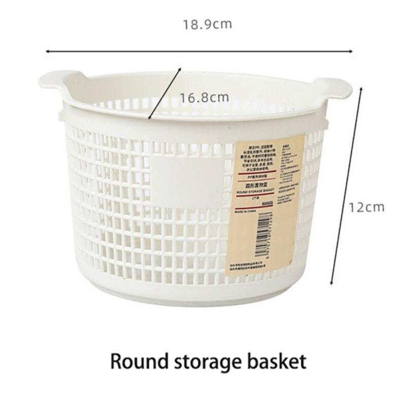 Storage Basket Desktop Storage Basket Widened Handle Snacks Toys Sundries Storage For Kitchen Bathroom Living Room
