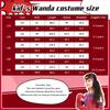 Hot-selling New Halloween Children's Wanda Vision Crimson Witch Set