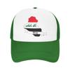 Iraq Flag Map Mesh Baseball Cap Unisex Women Fashion Trucker Hat  Hat Adjustable Snapback Caps Sun Hats Summer Trucker Hat