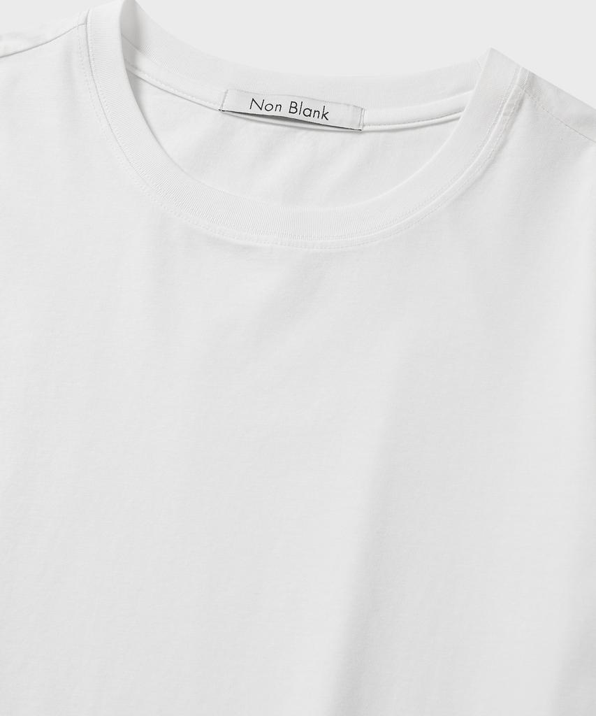NONBLANK Reporter Cotton Hs T-Shirt_White