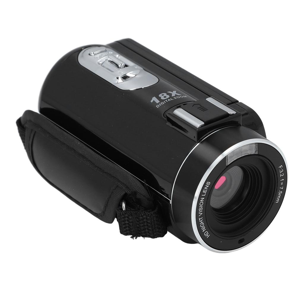 Video Camera Camcorder Digital Camera Recorder Full HD 1080P 30MP 3.0 Inch 270 Degree Rotation LCD 18X Digital Zoom Camcorder Anti Shake