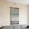 Yousheng Inspirational Wall Art Decor Rustic Wall Hanging Plaque Farmhouse Wooden Door Sign Inspiring Positive Quotes Wall Decor for Office Bedroom