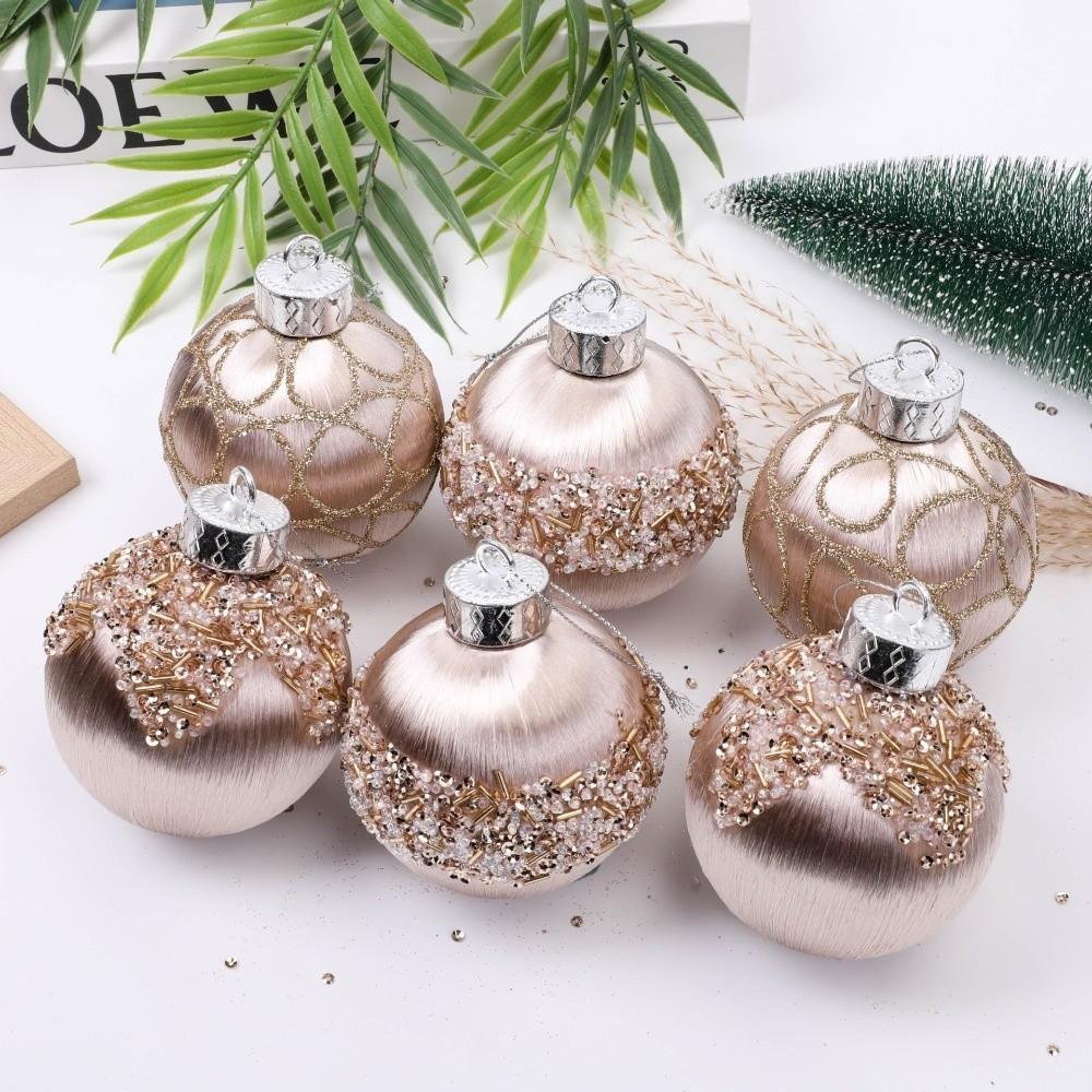 16Pcs/set 16 Pcs Christmas Tree Ornaments 6 CM Hanging Ornaments  Home Decor