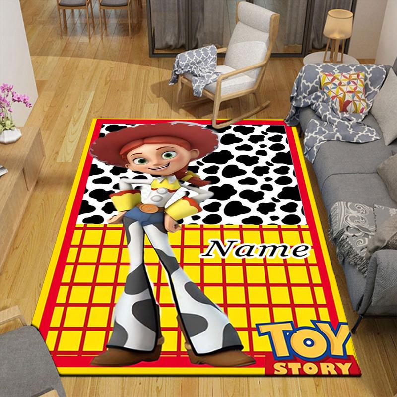 Custom 1Pc Toy Story Characters Rug Office Carpet Indoor Outdoor Entrance Doormat Nonslip Soft And Comfortable Living Room D916332