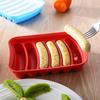 Silicone Sausage Mold DIY Homemade Hot Dog Burger Molds Non-Stick Oven/Microwave Safe Reusable Baking Accessories for Cakes Pies
