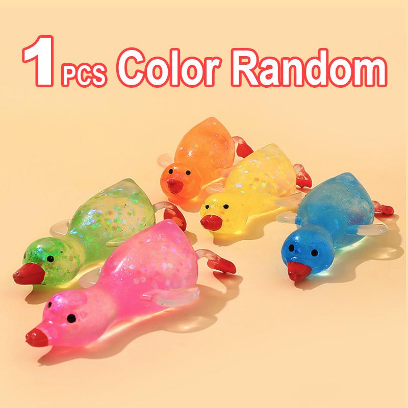 Anti-Stress Toy Super Fun Duckling Pinch Happy Cute Prank Toy Funny Stress Reliever Reduce Pressure Prop 1PCS Color Random J142