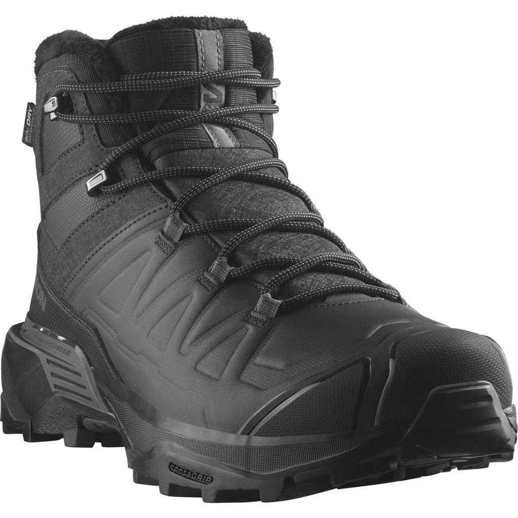 Salomon X ULTRA SNOWPILOT WP Waterproof Winter Boots Size (L47585600), Black/Phantom/Castlerock, 28.5cm
