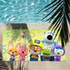 Cartoon P-PororoS-S Cute Towel Shower Sauna Travel Spa Quick Dry Gym Accessories Soft Large Beach Towels
