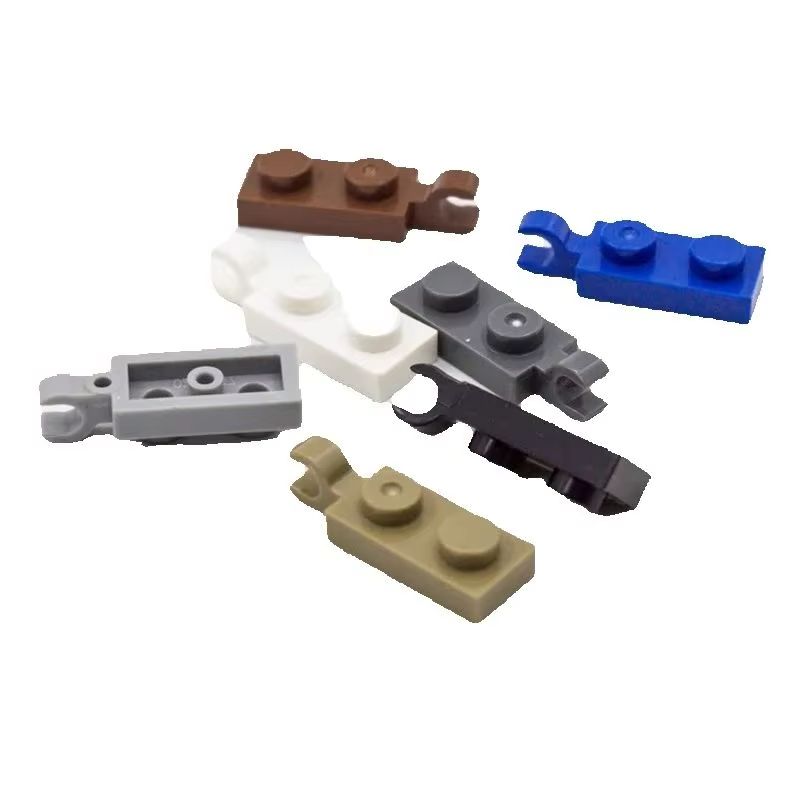 10PCS 63868 42923 Plate Special 1x2 featuring Handles Thin Block Moc Colour Accessories Works With featuring Brick DO IT YOURSELF Children's Toy