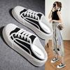 Baotou flat-soled slippers women's spring, summer and autumn canvas shoes soft-soled half slippers casual sports board shoes women's outer wear