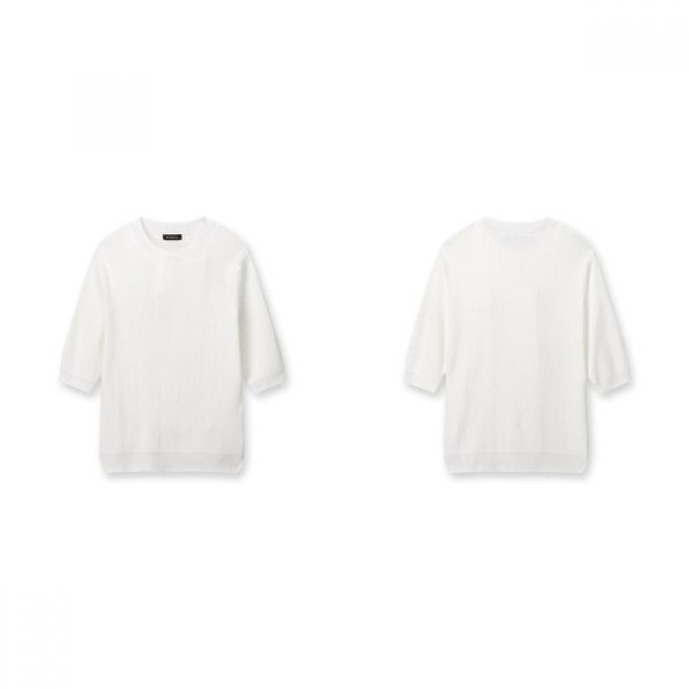 Furina Super Piuma CoTTon Rib T shirT Round