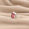 Pink Tourmaline Gemstone 925 Sterling Silver Handcrafted Jewelry Stylish Ring Gift  For Wife RR-79-15