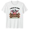 I Speak My Mind Because TShirt Cow Funny Sayings Farming Gift For Him And Her