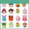 Mochila Infantil de Pelúcia Fofa Com Estampa de Animal de Desenho Animado Confortável Para Meninos e Meninas!