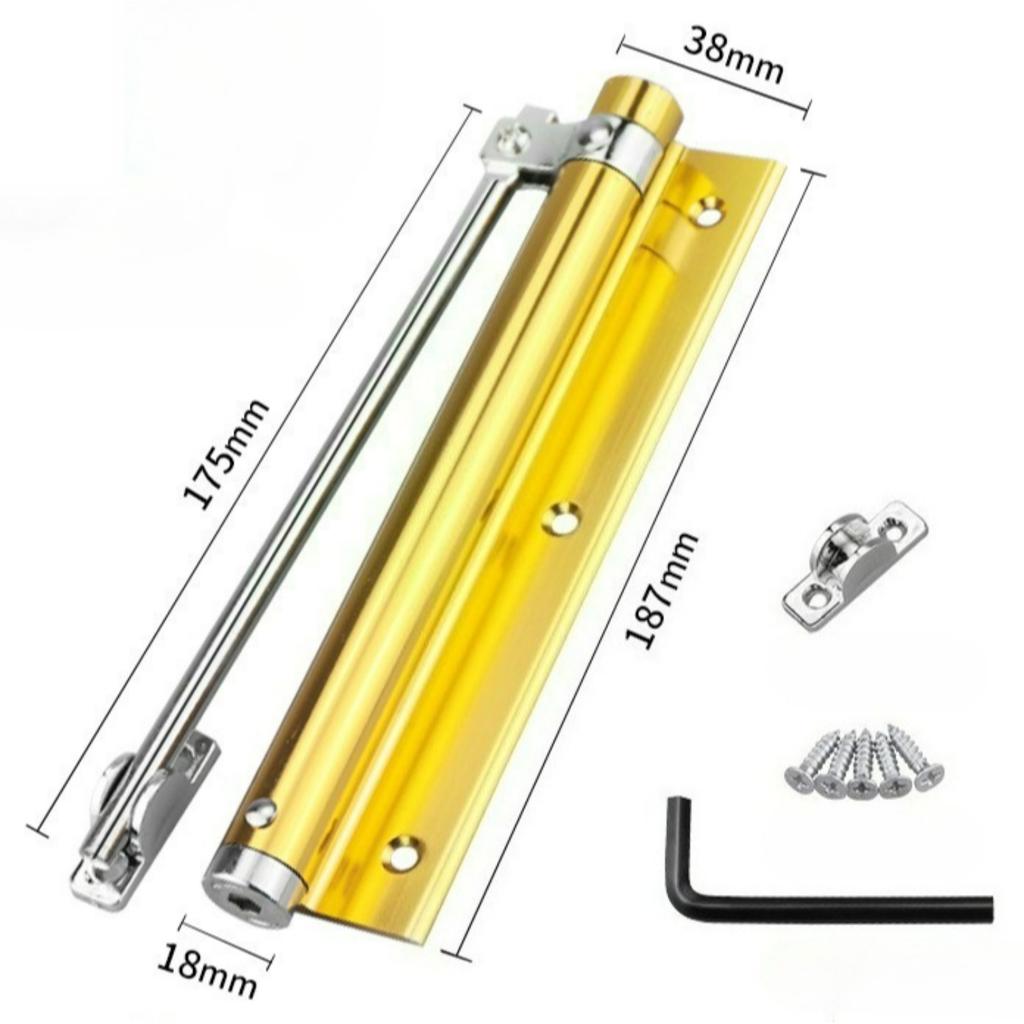 Door Closer Outdoor Bar Door Closer Interior Stainless Steel Adjustable Door Recliner Lightweight Automatic Spring