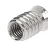 Hex Socket Insert Nuts 10pcs Threaded Embedded Fasteners Heavy Duty Hardware for Woodworking Cabinet Furniture Installation