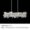 Modern luxury LED crystal chandelier living room kitchen island dining room bedroom Nordic home decoration lighting chandelier