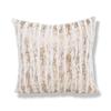 Airldianer Latest Plush Pillowcase Gentle Wool Gold Silver Furry Cushion Pad Case Square Waist Throw Pillow Case Gifts Faux Fur