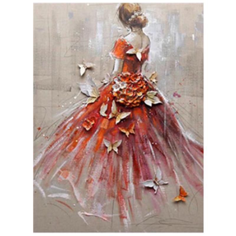 

5D девочка Алмазная картина DIY Мозаика Художественная работа Алмазная вышивка Подарок или украшение Кровать Дети Хобби