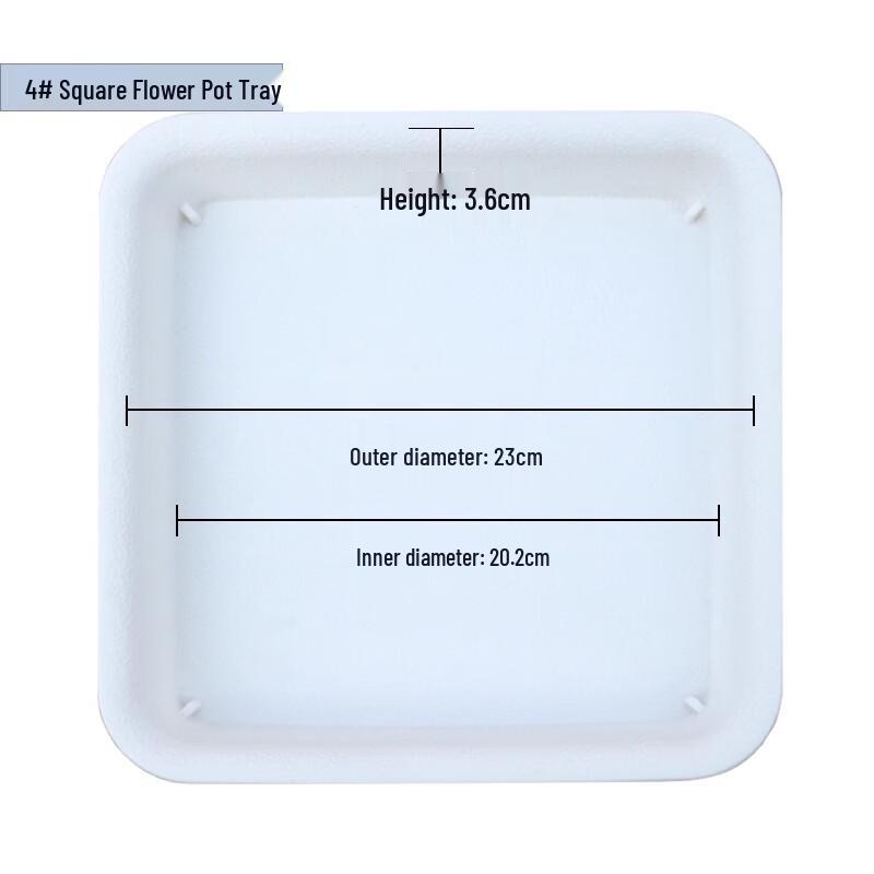 

Square Plastic Flower Pot Saucer