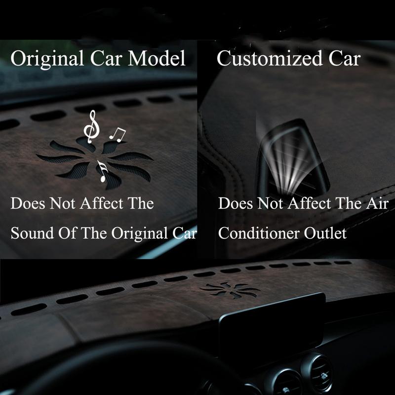 Pro Land Rover Discovery 3 LR3 2004 2005 2006 - 2009 Kožený kryt palubní desky Podložka Kobereček Podložka Stínítko Dashmat Příslušenství