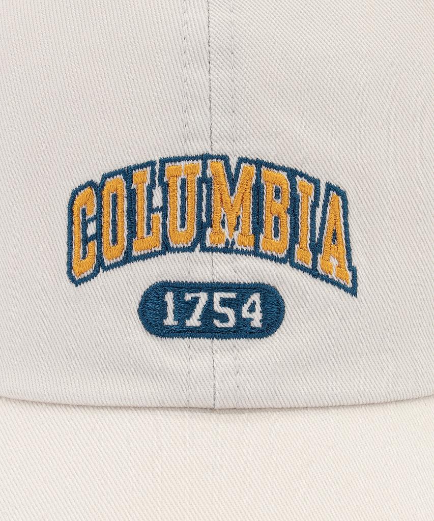 COLUMBIA UNIVERSITY 1754 Arch Logo Ballcap Cream