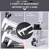 150MM 0-6" Marking Vernier Caliper High Accuracy Micrometer Stainless Steel Gauge Measuring Instrument Tools with Protective Box